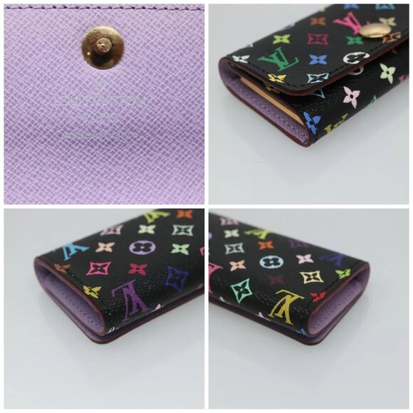 LOUIS VUITTON Monogram Multicolor Multi Cles 4 Key Case - Picture 10 of 15